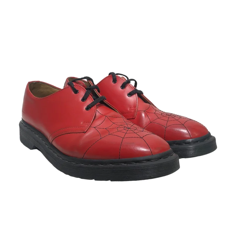 Dr.Martens/Supreme/Loafers/US 11/Border/Leather/RED/DR MARTENS X SUPREME SPIDER SH