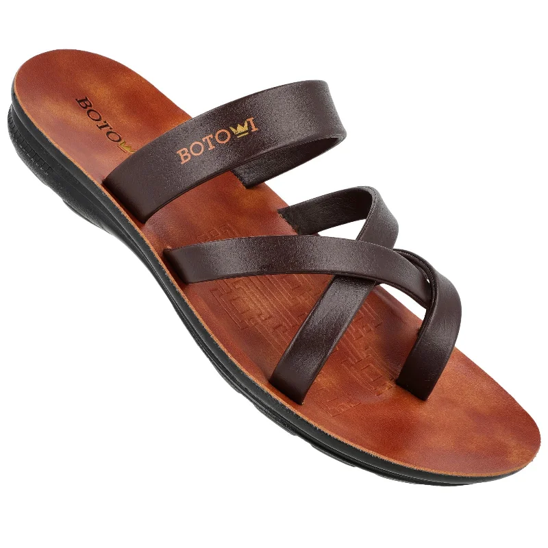 BOTOWI Men's Daily Wear Sandal - BW3504 Brown