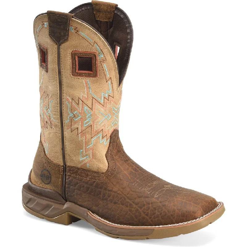 Double H Men's Phantom Rider Clem 11" Square Toe Western Work Boot - Brown - DH5361