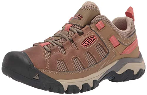 KEEN Women's Targhee Vent Hiking Shoe, Sandy/Cornstalk, 5.5 M US