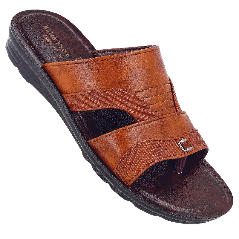 Men's Daily Wear Sandals  - BTG4205 Tan