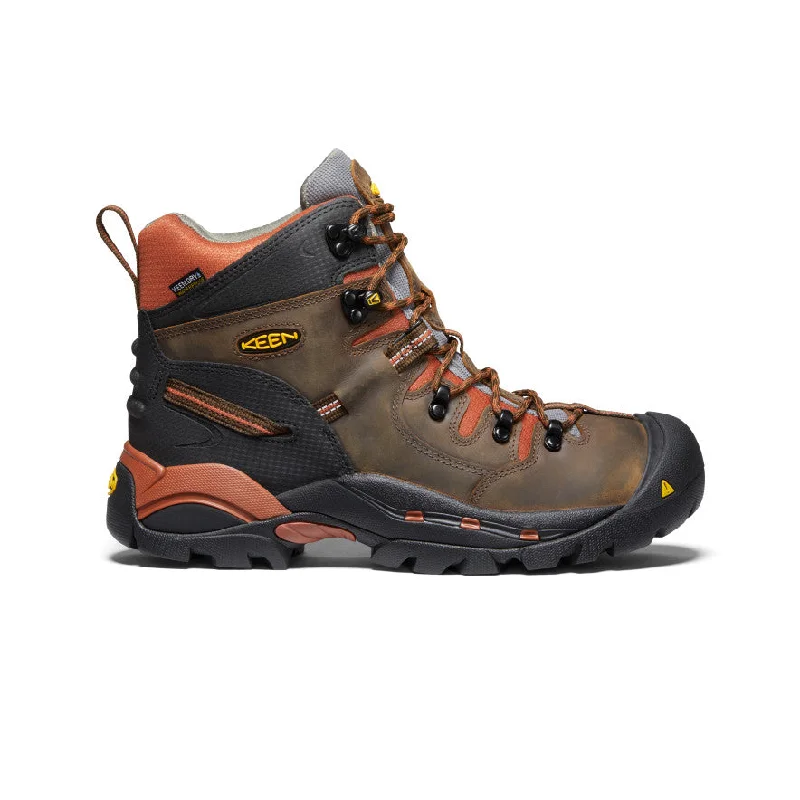 Men's Pittsburgh 6" Waterproof Boot (Soft Toe)  |  Cascade Brown/Bombay Brown