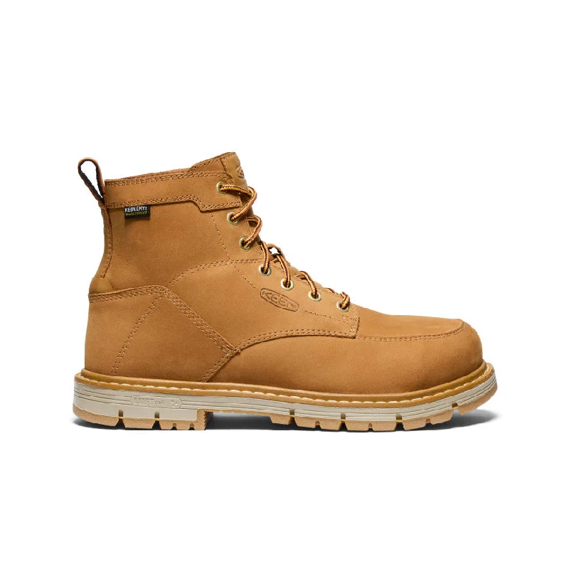 Men's San Jose 6" Waterproof 90° Heel Boot (Aluminum Toe)  |  Bistre/Gum