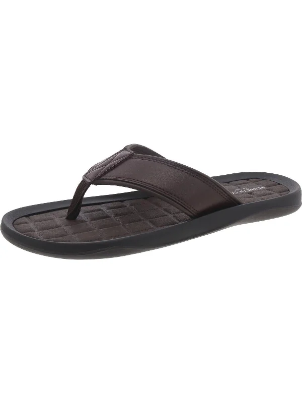 Mens Thong Flat Slide Sandals