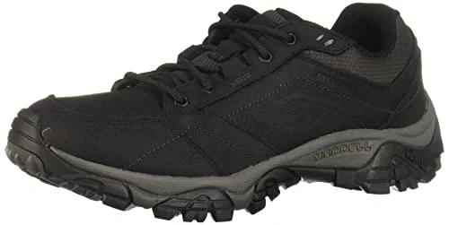 Merrell mens Moab Adventure Lace Hiking Shoe, Black, 10 Wide US