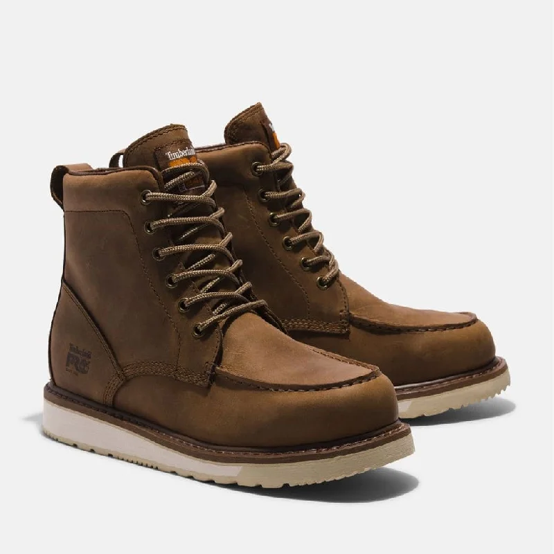 Timberland Pro Men's 6" Moc Toe Work Boot -Brown- TB0A5SXH214