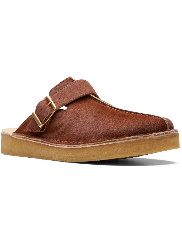 Trek Mule Mens Leather Slip On Mules