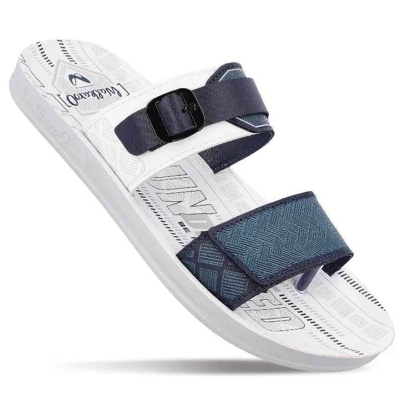 Walkaroo Men Sandal  - WG5546 White Blue