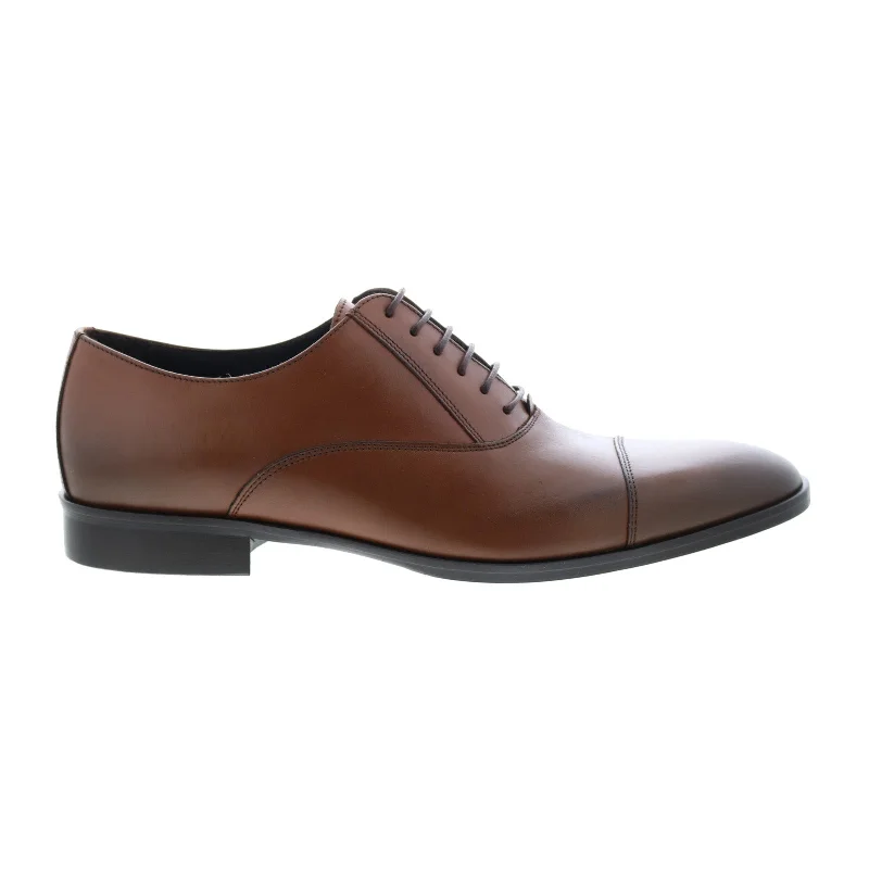 Bruno Magli Caymen CAYMEN6 Mens Brown Leather Oxfords & Lace Ups Cap Toe Shoes