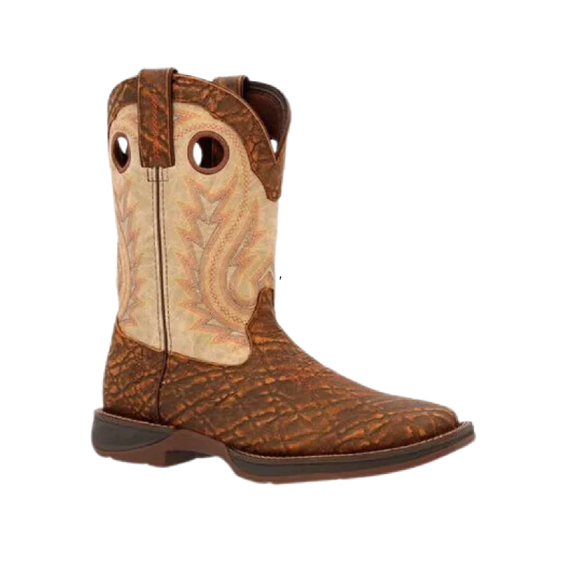 Rocky Men's Elephant Print & Bone Boots