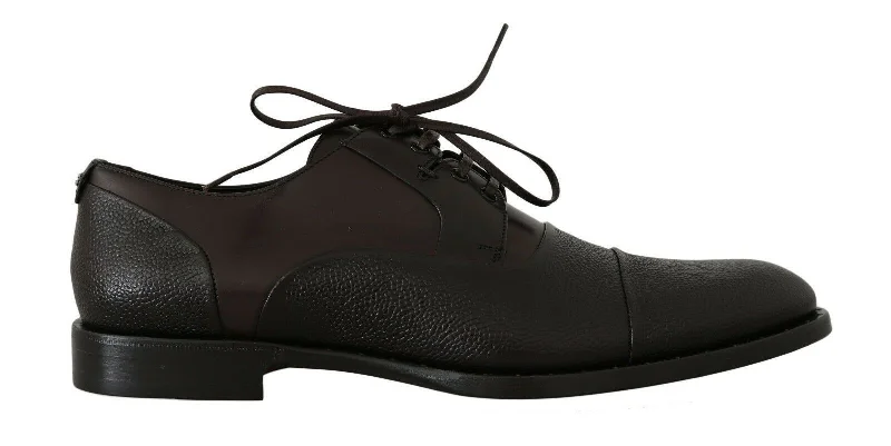 Dolce & Gabbana Elegant  Leather Formal Men's Lace-ups