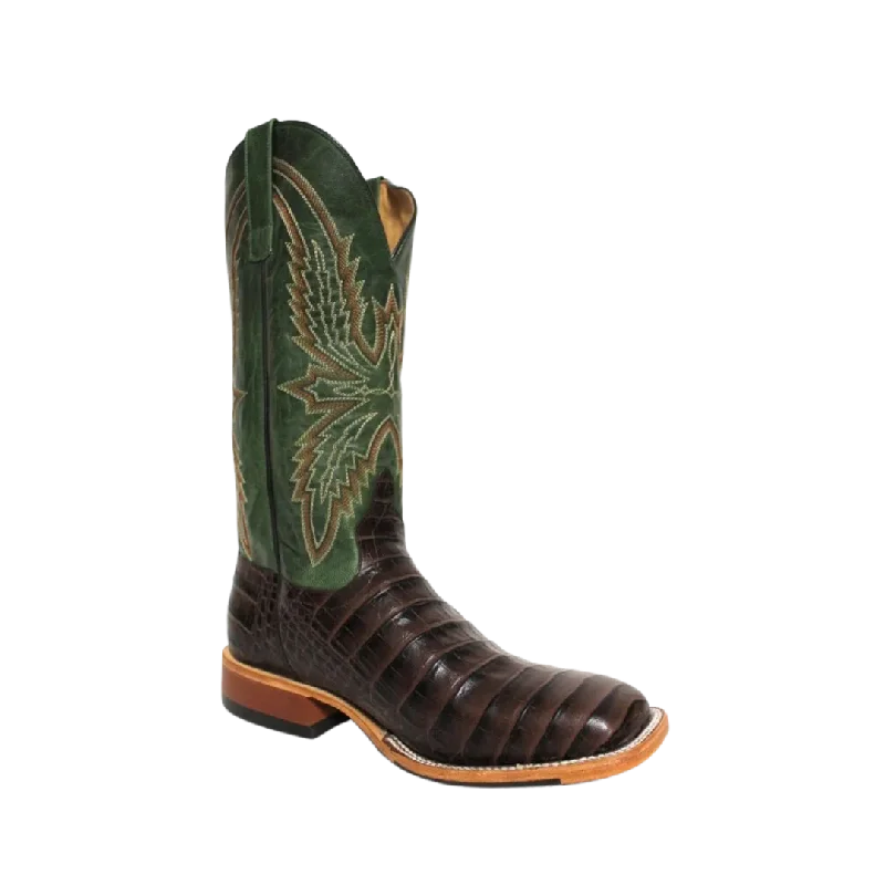 Horse Power Men's Emerald Caiman Print Boots