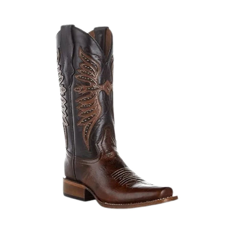 Corral Women's Embroidery & Studs Black & Brown Boots