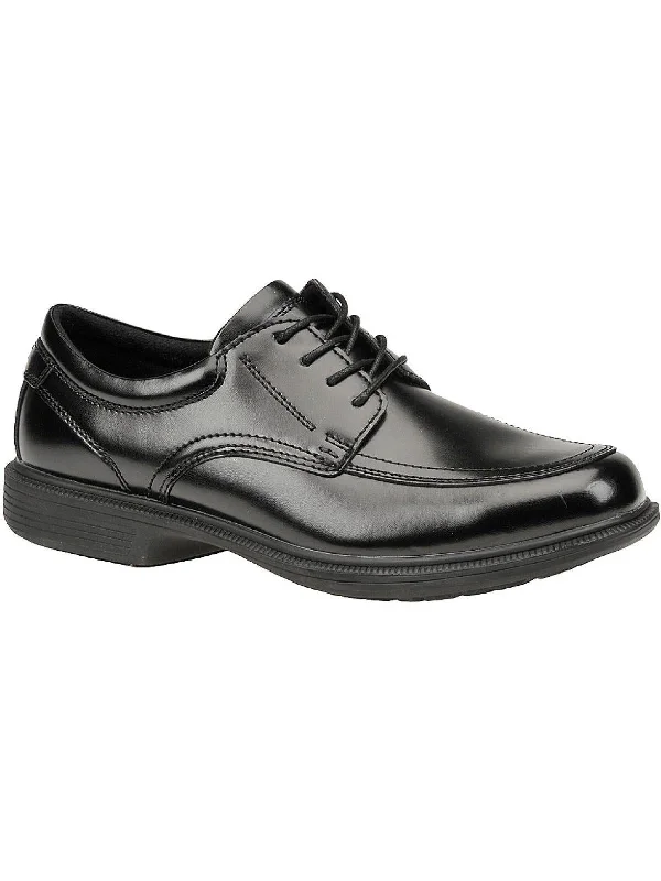 Mens Leather Lace Up Derby Shoes