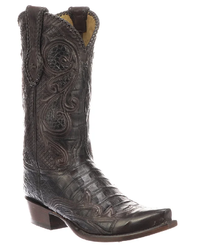 Men's Weston Python & Crocodile Boots