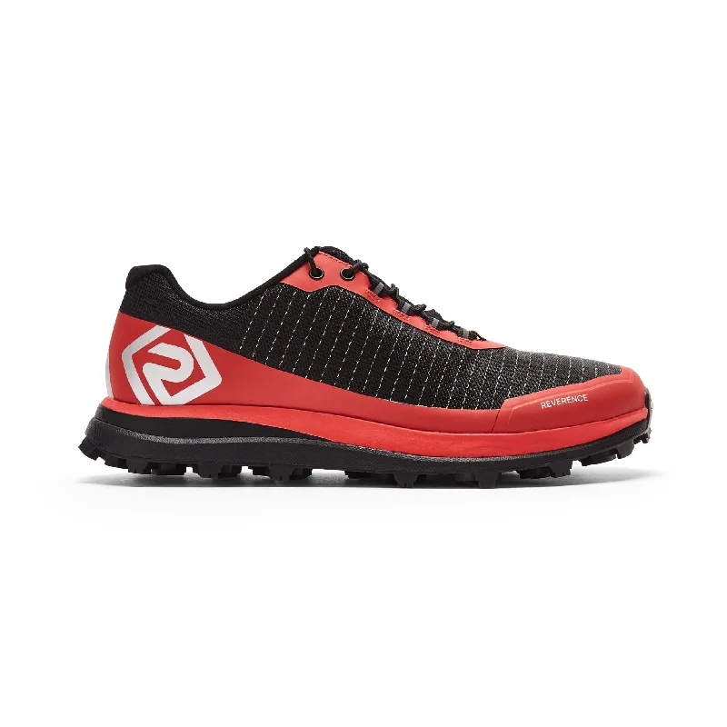 Ronhill | Men's Reverence Running Shoes - Black/Red