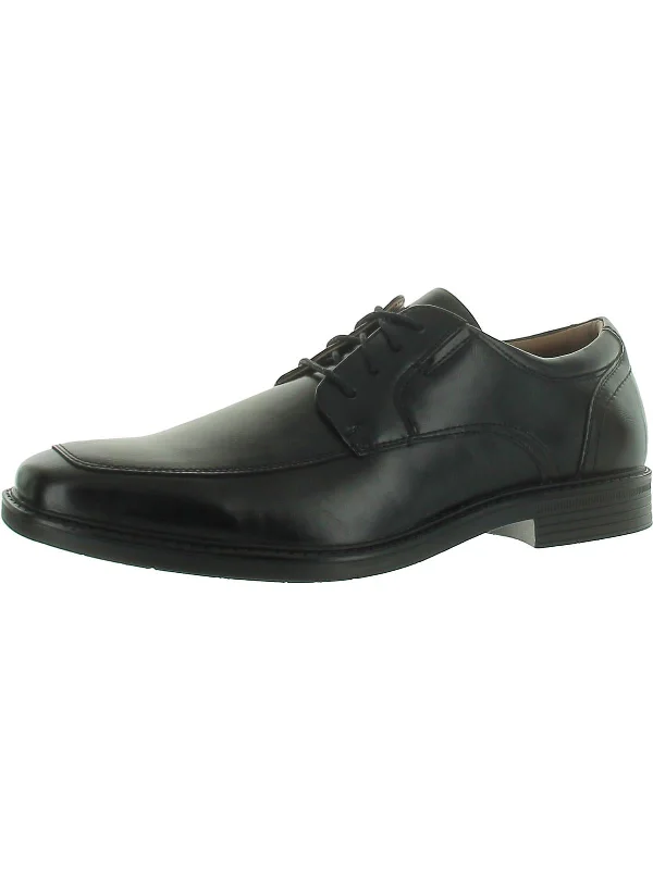 Simmons Mens Faux Leather Square Toe Derby Shoes