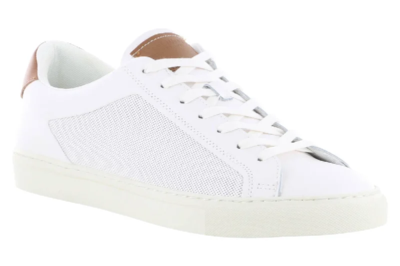 Steve Madden Finneas White Leather Sneaker