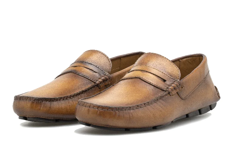 The McQueen Driving Loafer - Tobacco