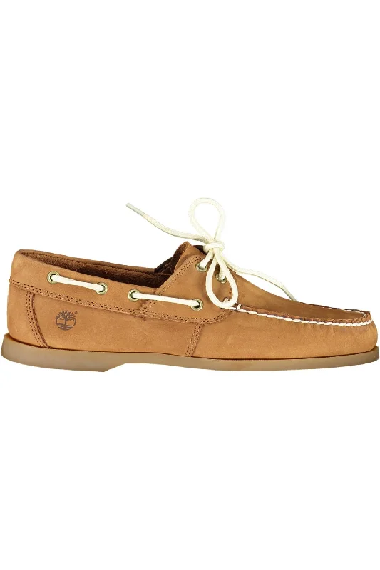 Timberland Elegant Classic Lace-Up Shoes with Contrast Men's Sole