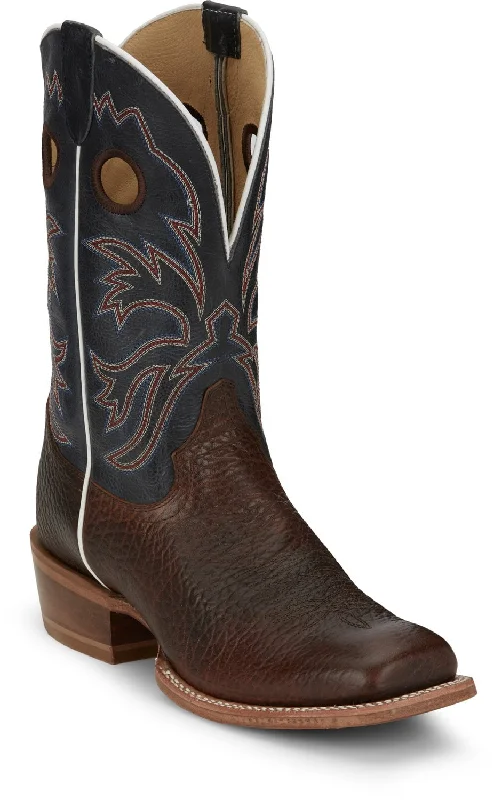 Tony Lama Mens Dealer Espresso Leather Cowboy Boots